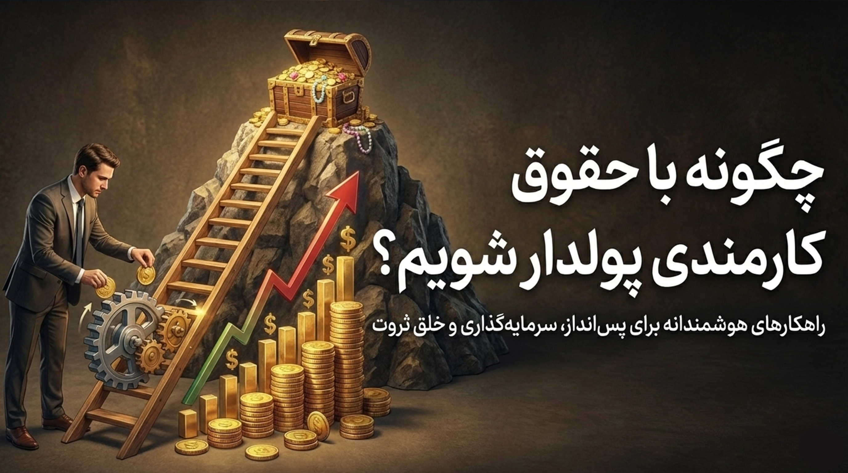 چگونه با حقوق کارمندی پولدار شویم؟