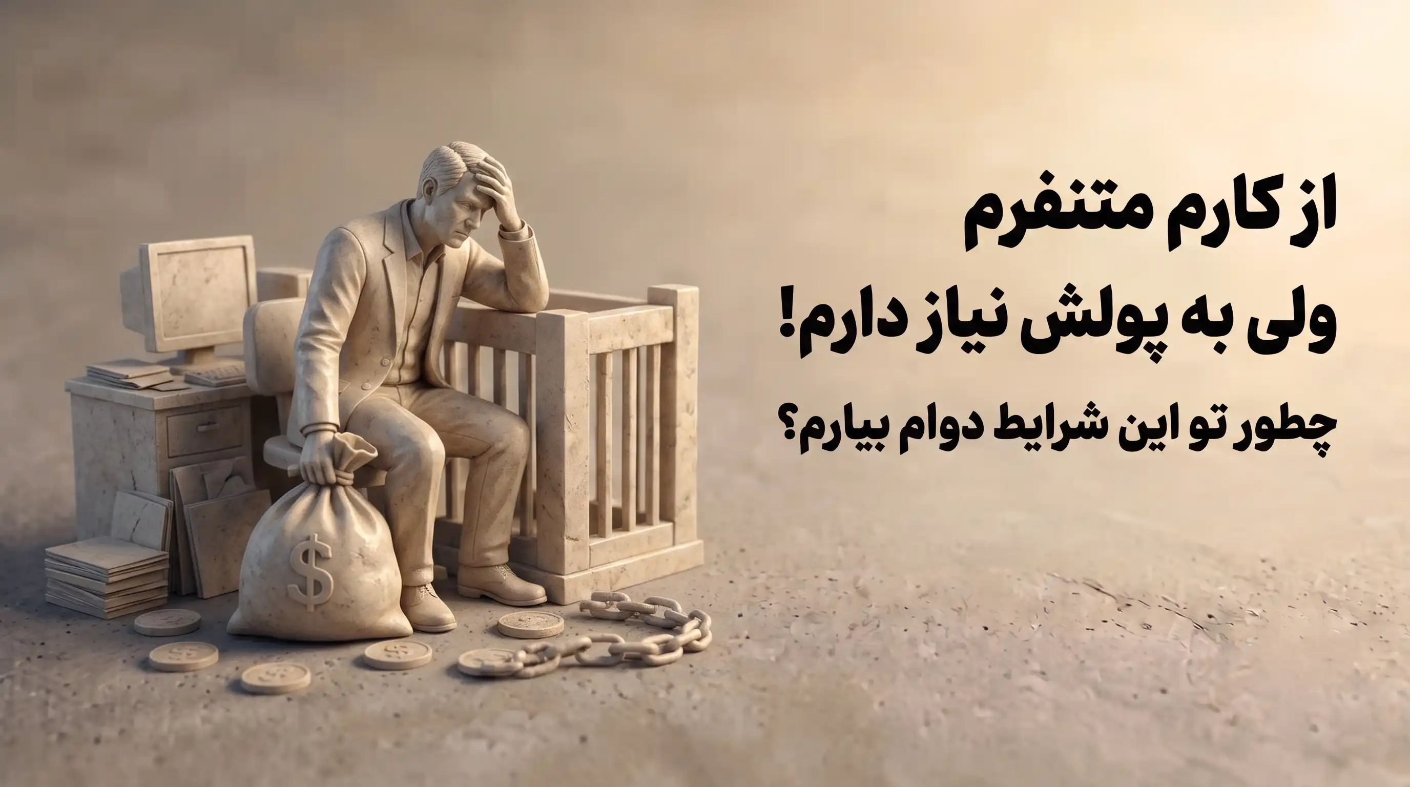 از کارم متنفرم ولی به پولش نیاز دارم