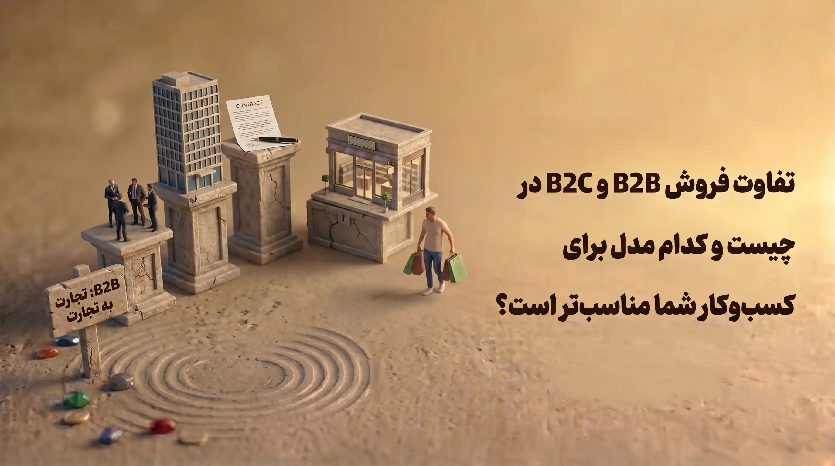 تفاوت فروش B2B و B2C در چیست؟