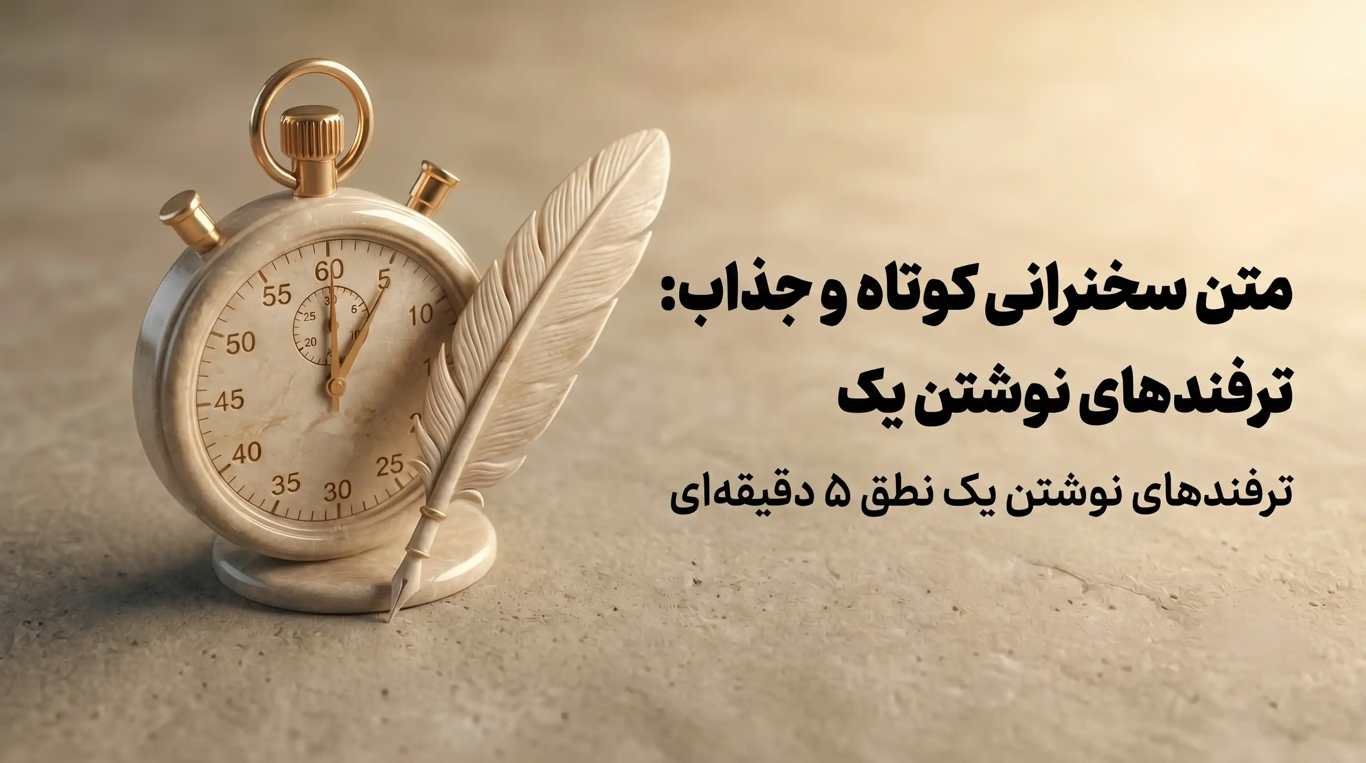متن سخنرانی کوتاه و جذاب