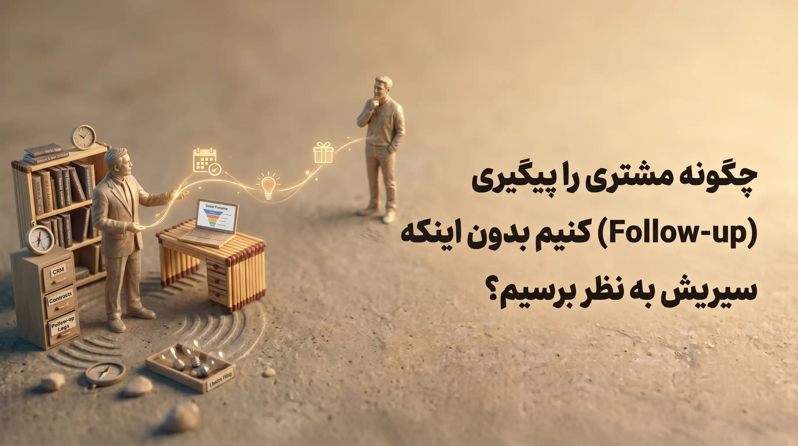چگونه مشتری را پیگیری (Follow-up) کنیم؟